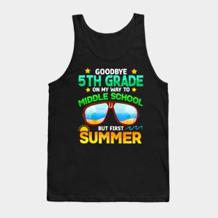 5th Grade Way To Middle School Grade First Summer Graduation Tank Top